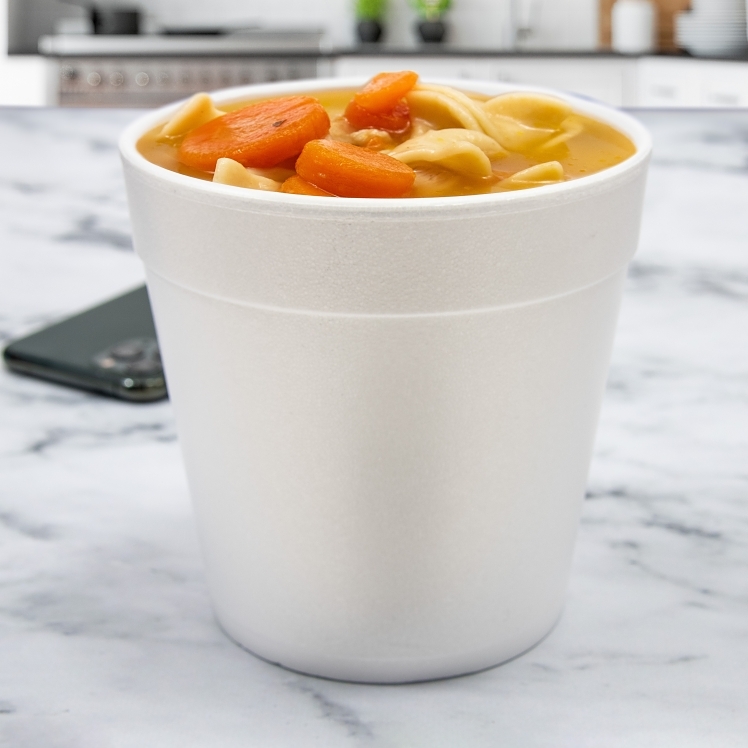 DART 32 OZ SQUAT FOAM FOOD CONTAINER