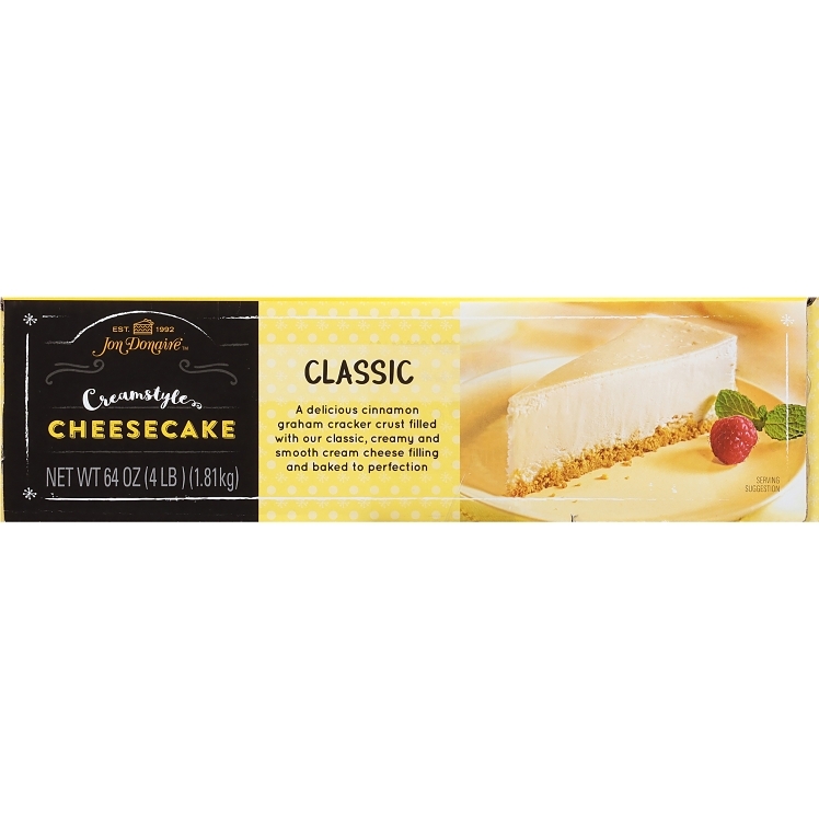 JON DONAIRE CREAMSTYLE CHEESE CAKE 10 INCHES 16 SLICES