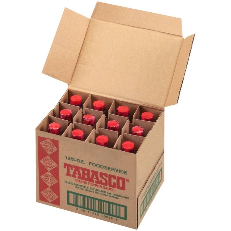 TABASCO SAUCE, HOT GLASS BOTTLE SHELF STABLE