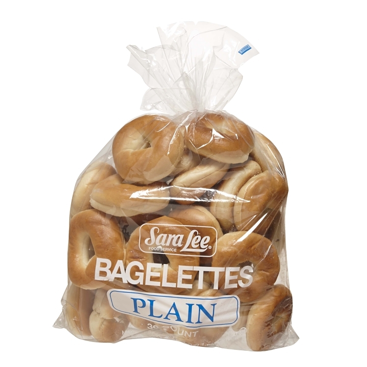 SARA LEE BAKERY/WHOLESOME MINI SLICED PLAIN BAGELS