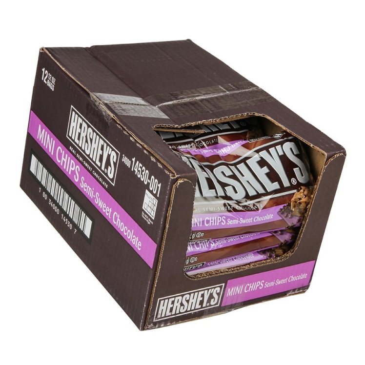 HERSHEY MINI SEMI SWEET CHOCOLATE CHIPS