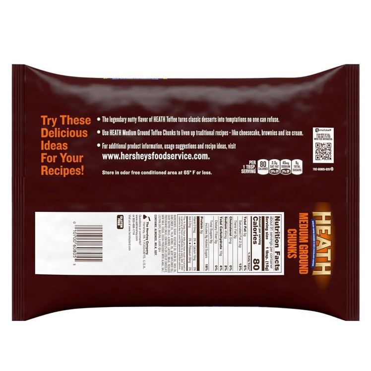 HEATH TOPPING ENGLISH TOFFEE HEATH CHUNK