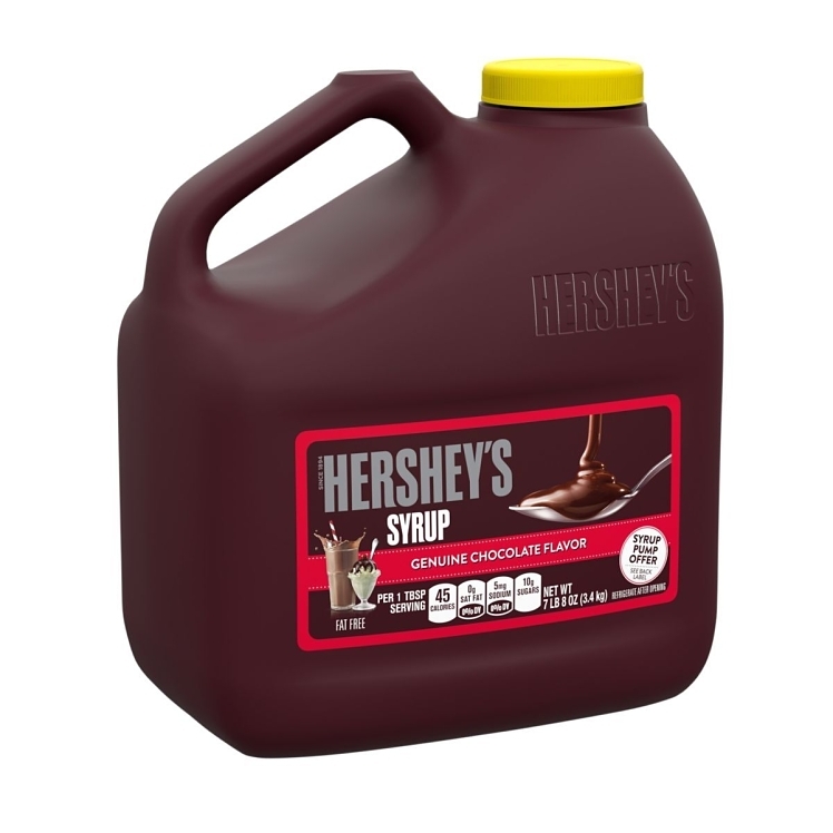 HERSHEY'S CHOCOLATE SYRUP JUG