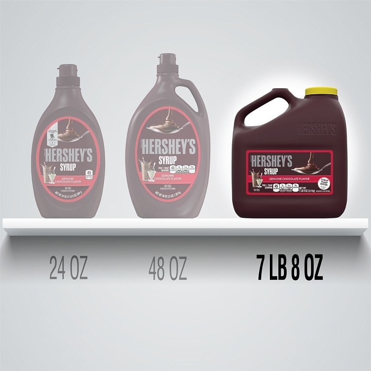 HERSHEY'S CHOCOLATE SYRUP JUG