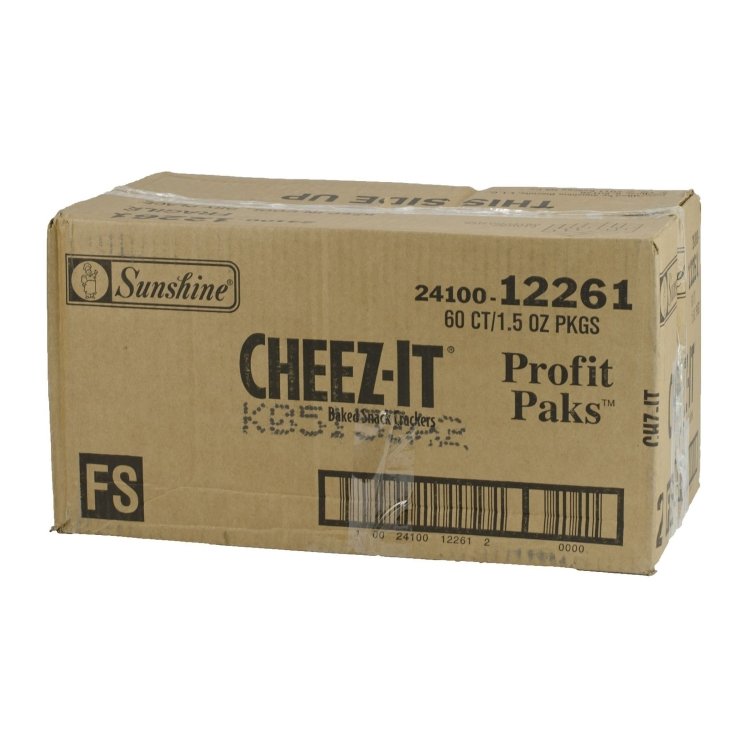 KELLOGGS CHEEZ IT / KELLANOVA CRACKER, CHEESE SQUARE SS BAG