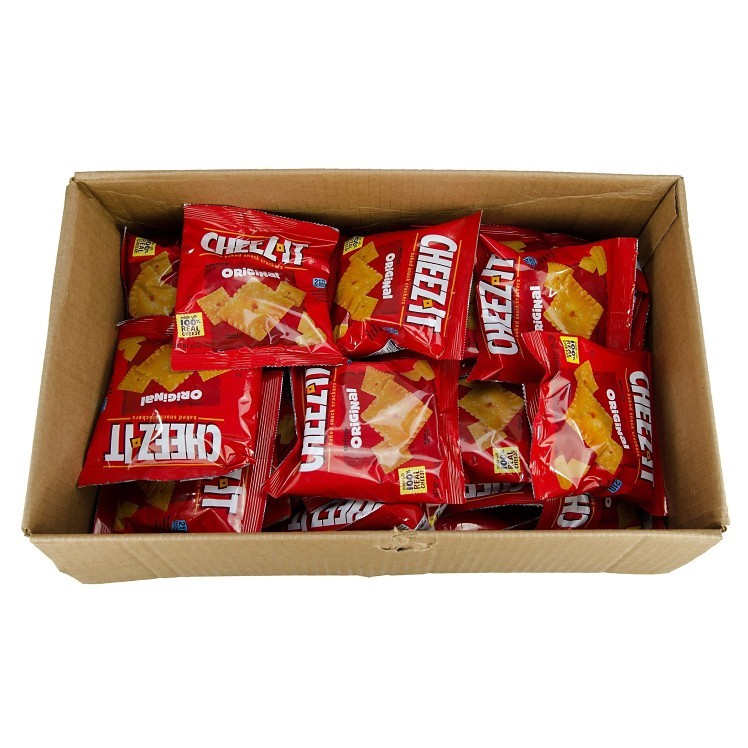 KELLOGGS CHEEZ IT / KELLANOVA CRACKER, CHEESE SQUARE SS BAG