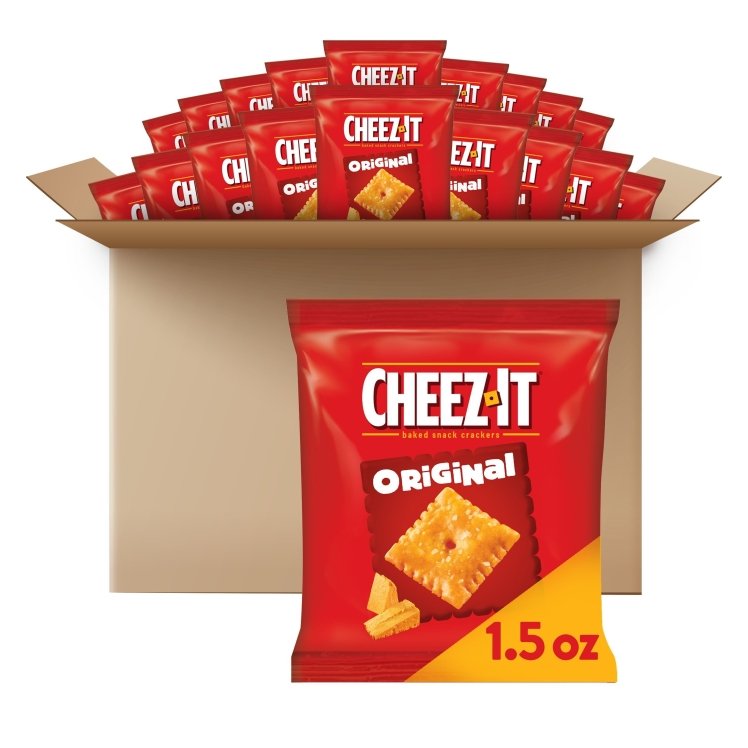 KELLOGGS CHEEZ IT / KELLANOVA CRACKER, CHEESE SQUARE SS BAG