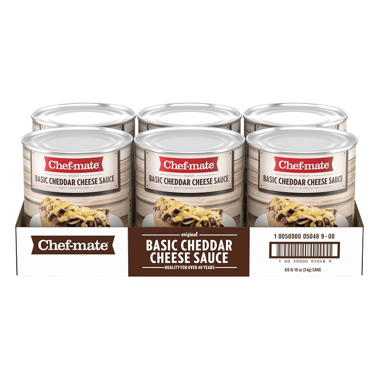 CHEF-MATE CHEDDAR CHEESE SAUCE SHELF STABLE