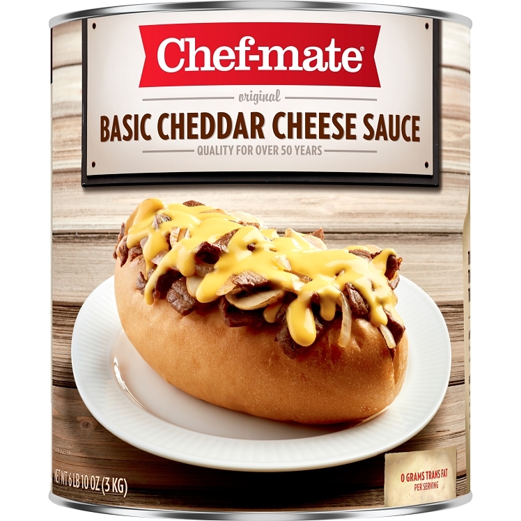 CHEF-MATE CHEDDAR CHEESE SAUCE SHELF STABLE