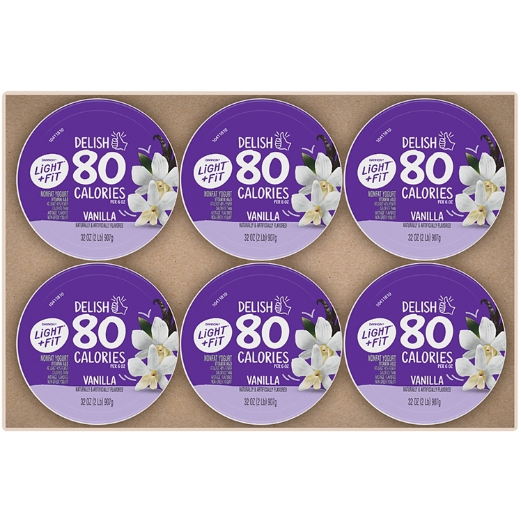 DANNON LIGHT & FIT YOGURT VANILLA BLENDED FAT FREE