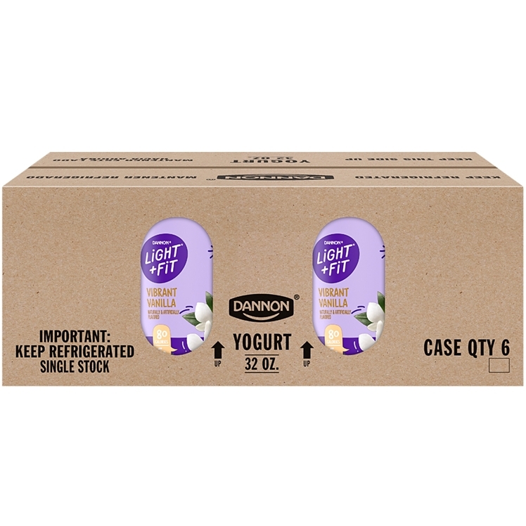 DANNON LIGHT & FIT YOGURT VANILLA BLENDED FAT FREE