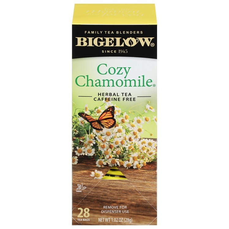 BIGELOW TEAS HERBAL TEA BAGS COZY CHAMOMILE