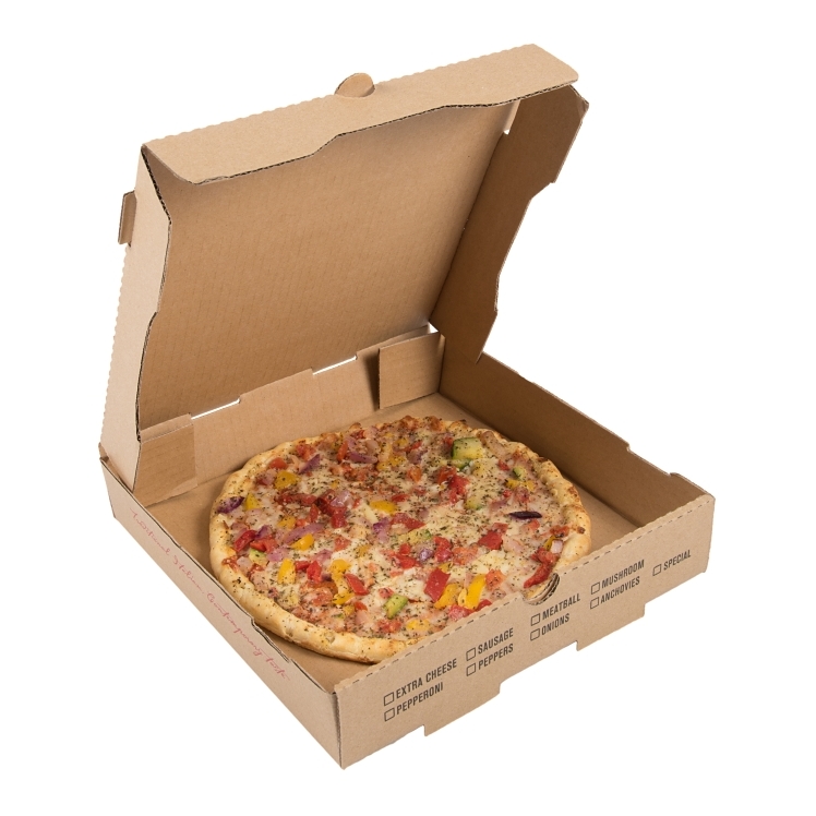 MONOGRAM BOX, PIZZA 10 BOLTED KRAFT/KRAFT CAFITLAN
