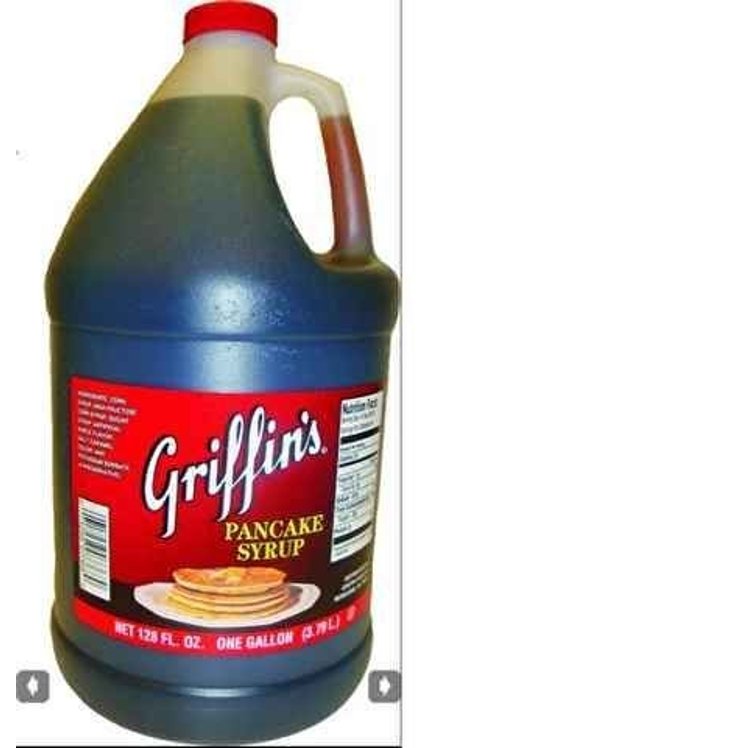 GRIFFIN'S PANCAKE MAPLE FLAVORED SYRUP PLASTIC