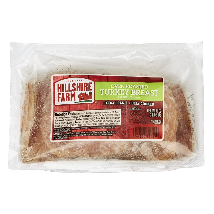 HILLSHIRE TURKEY BREAST SLICED SKINLESS 0.67 OZ