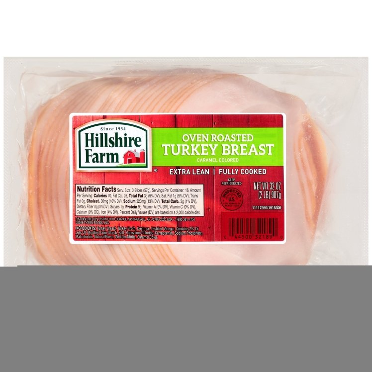 HILLSHIRE TURKEY BREAST SLICED SKINLESS 0.67 OZ