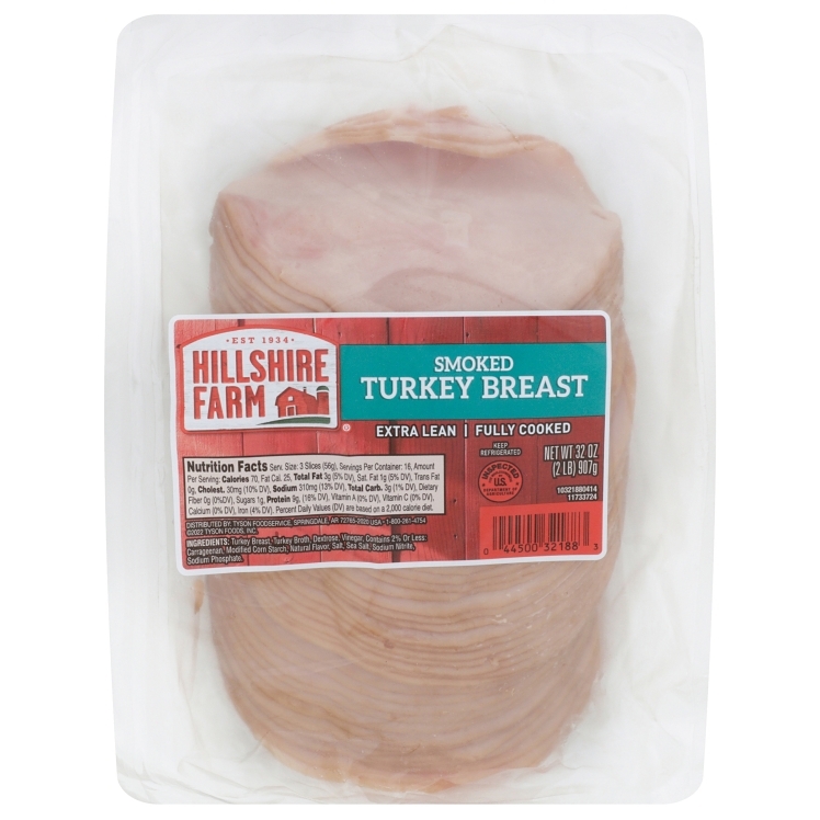 HILLSHIRE SLICED SMOKED TURKEY BREAST