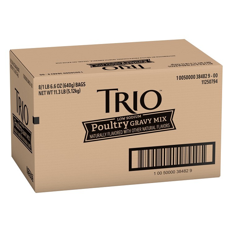 TRIO GRAVY MIX POULTRY LOW SODIUM INSTANT