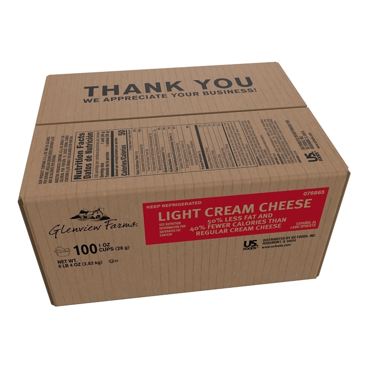 GLENVIEW FARMS LIGHT CREAM CHEESE SPREAD CUPS