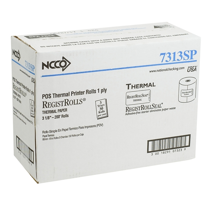 NCCO 7313SP THERMAL REGISTER ROLL 3.13x200'