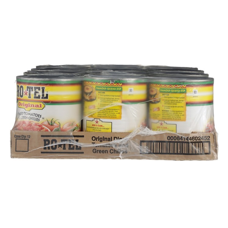 ROTEL DICED TOMATOES AND GREEN CHILIES