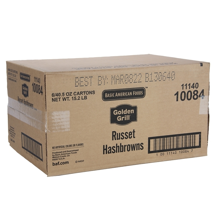 GOLDEN GRILL BASIC AMERICAN FOODS INSTANT SHREDDED POTATO HASH BROWN