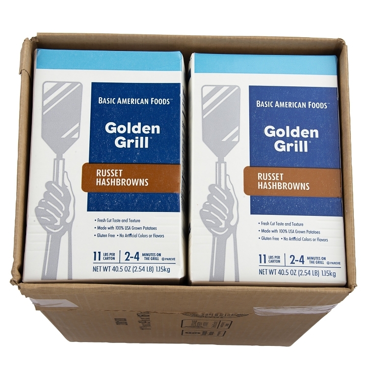 GOLDEN GRILL BASIC AMERICAN FOODS INSTANT SHREDDED POTATO HASH BROWN