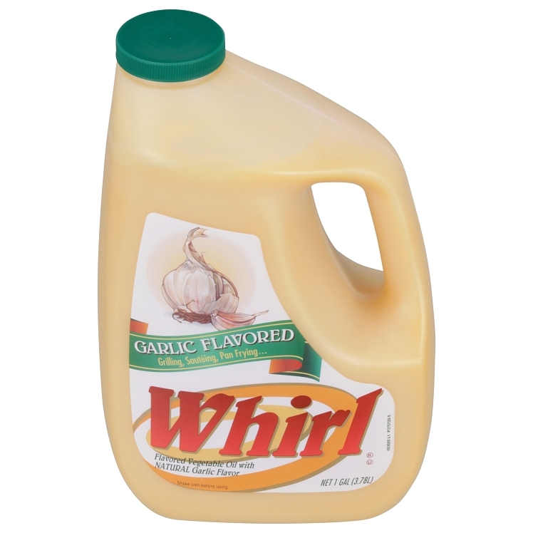 WHIRL OIL SOYBEAN BUTTER ALTERNATIVE WITH GARLIC