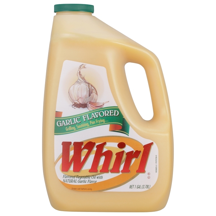 WHIRL OIL SOYBEAN BUTTER ALTERNATIVE WITH GARLIC