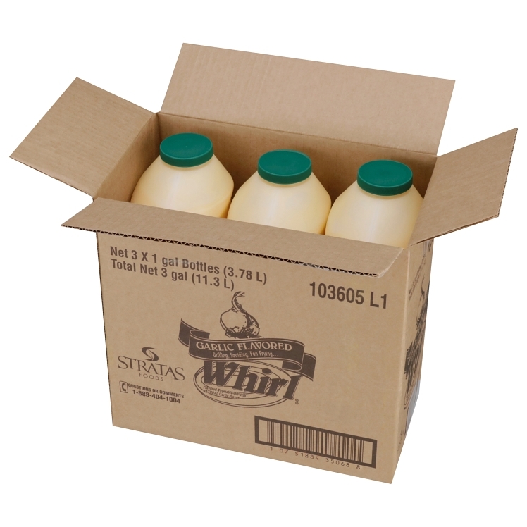 WHIRL OIL SOYBEAN BUTTER ALTERNATIVE WITH GARLIC