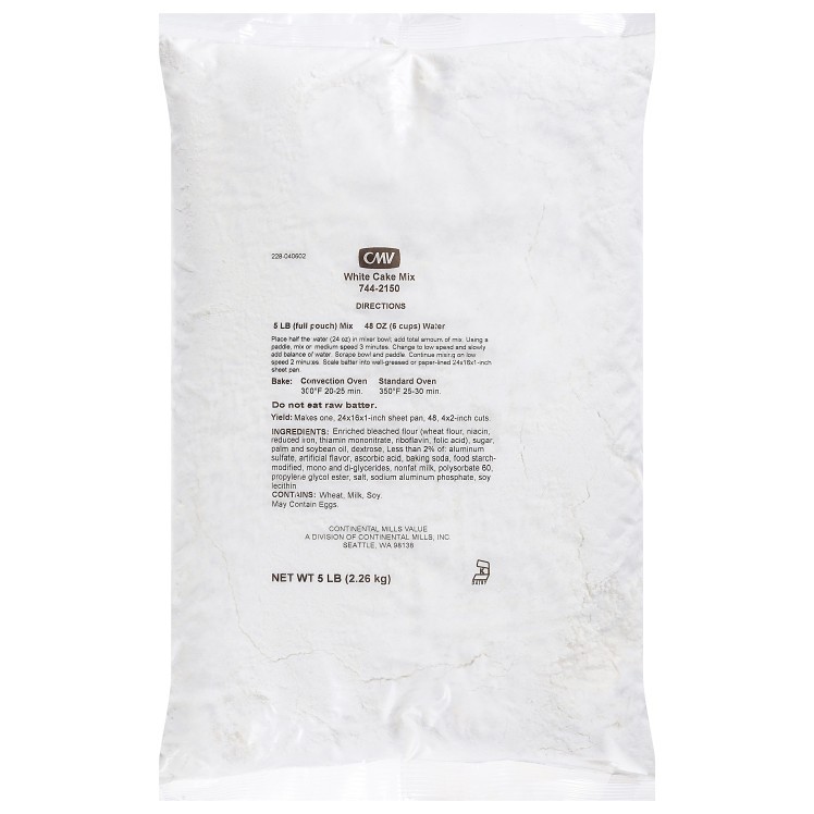 CONTINENTAL MILLS WHITE CAKE MIX