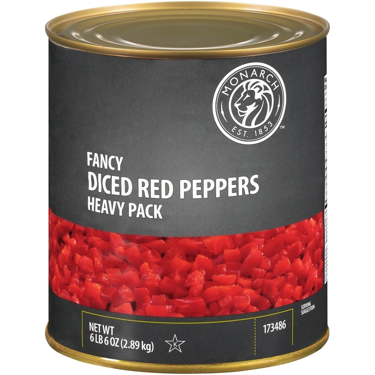 MONARCH 1/4 DICED SWEET RED PEPPER