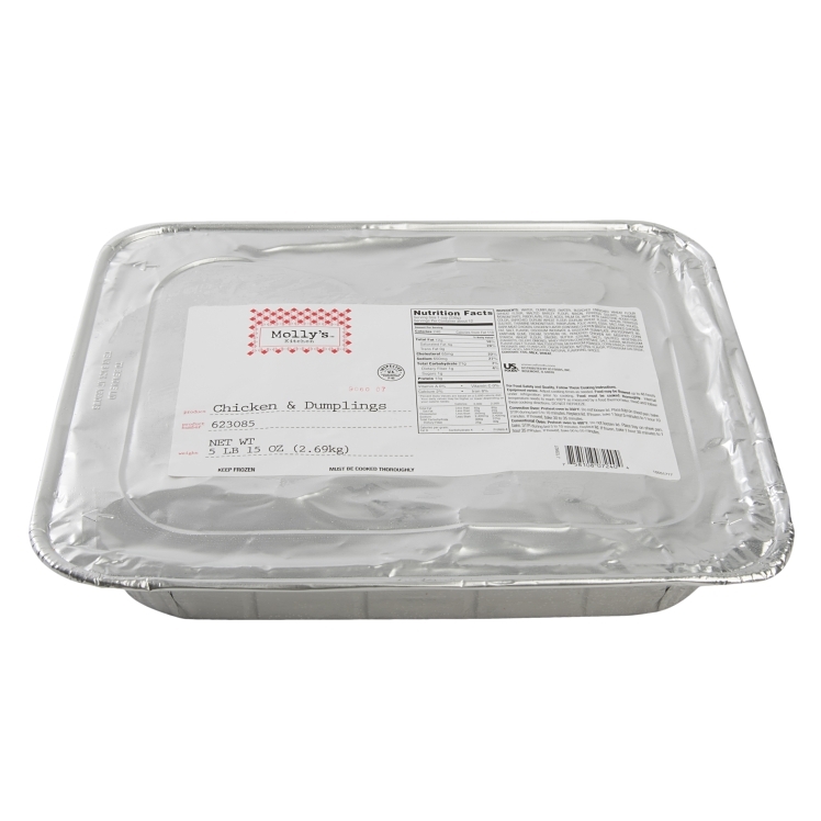 MOLLY'S KITCHEN CHICKEN & DUMPLINGS COOKED TRAY PACK