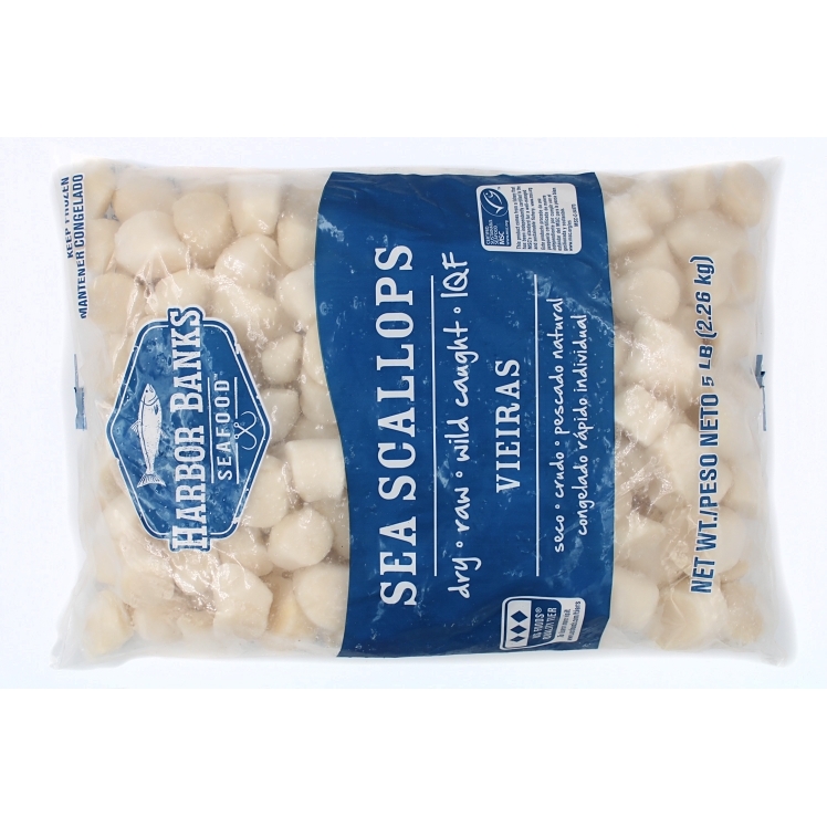 Domestic Dry Sea Scallops (30-40 pc./Lb)