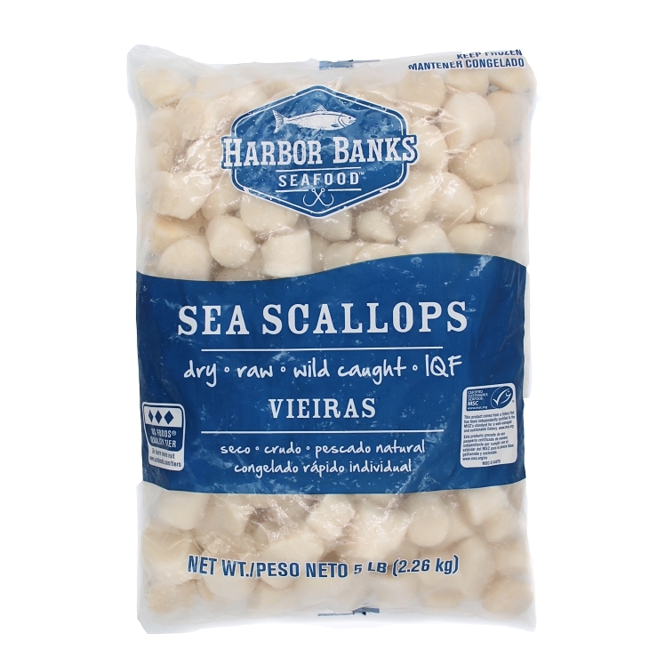 Domestic Dry Sea Scallops (30-40 pc./Lb)