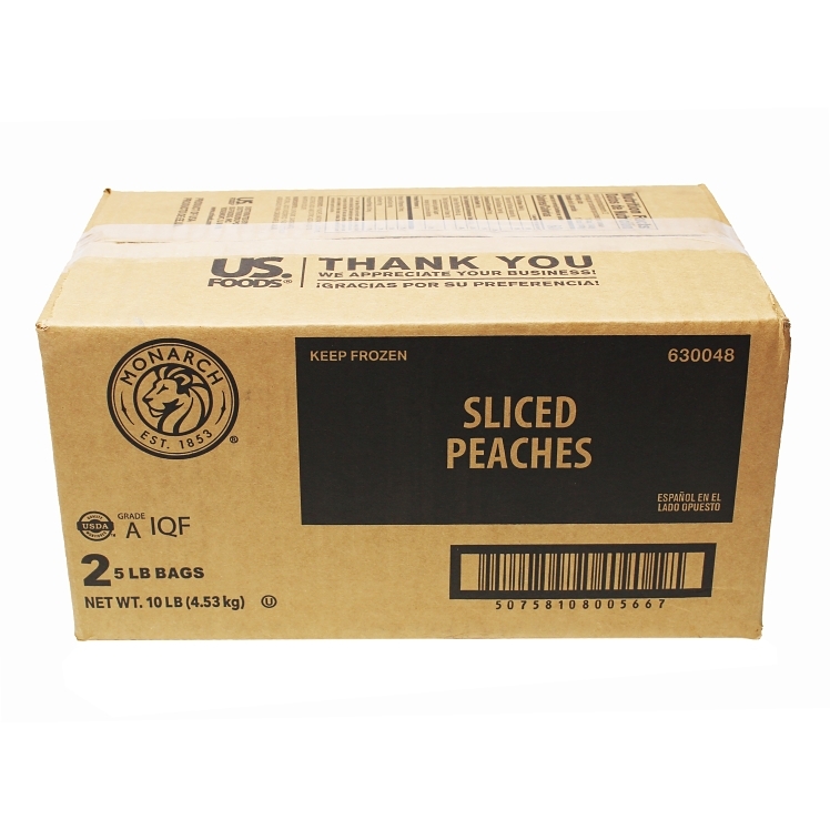MONARCH PEACHES DOMESTIC SLICED IQF FROZEN