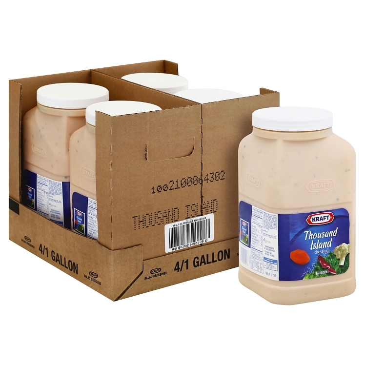 KRAFT DRESSING, 1000 ISLAND PORTABLE PLASTIC