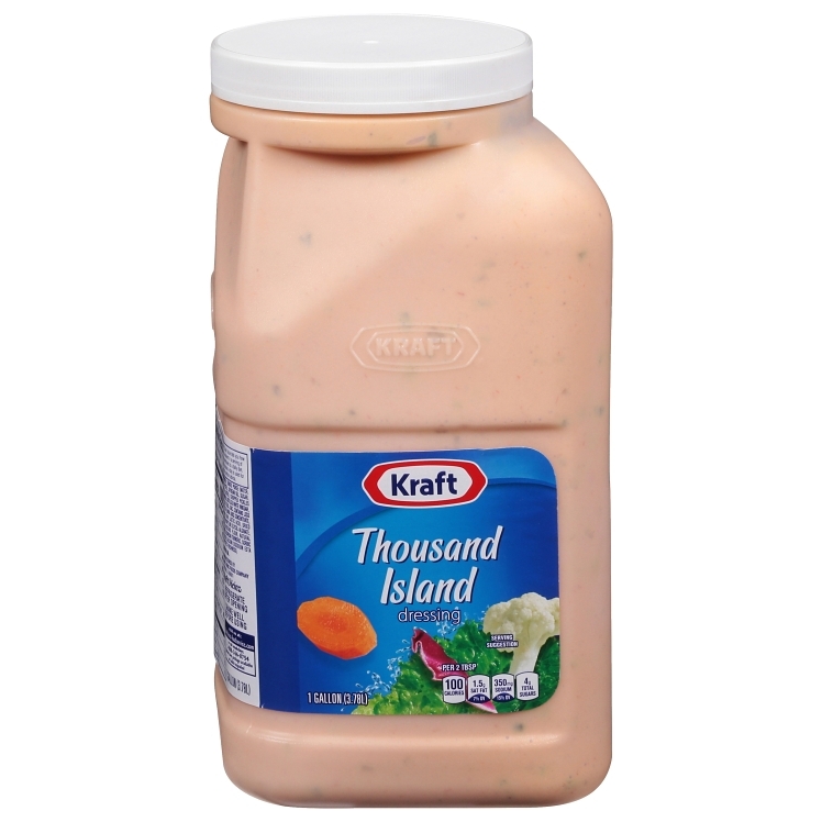 KRAFT DRESSING, 1000 ISLAND PORTABLE PLASTIC