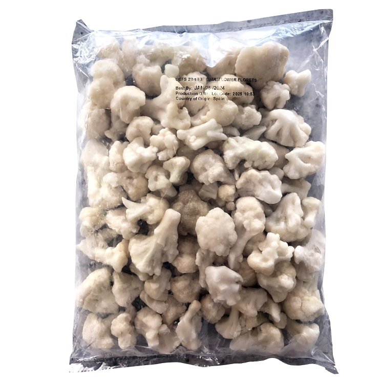 HARVEST VALUE FROZEN BLANCHED FLORRETTES CAULIFLOWER
