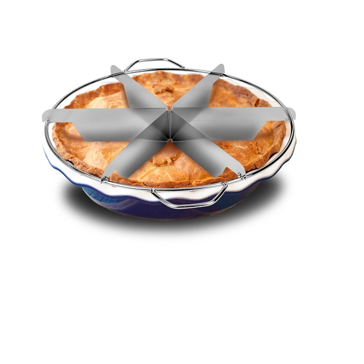 SUPERIOR / CES CUTTER, PIE 10X2 INCH STAINLESS STEEL 6 CUT