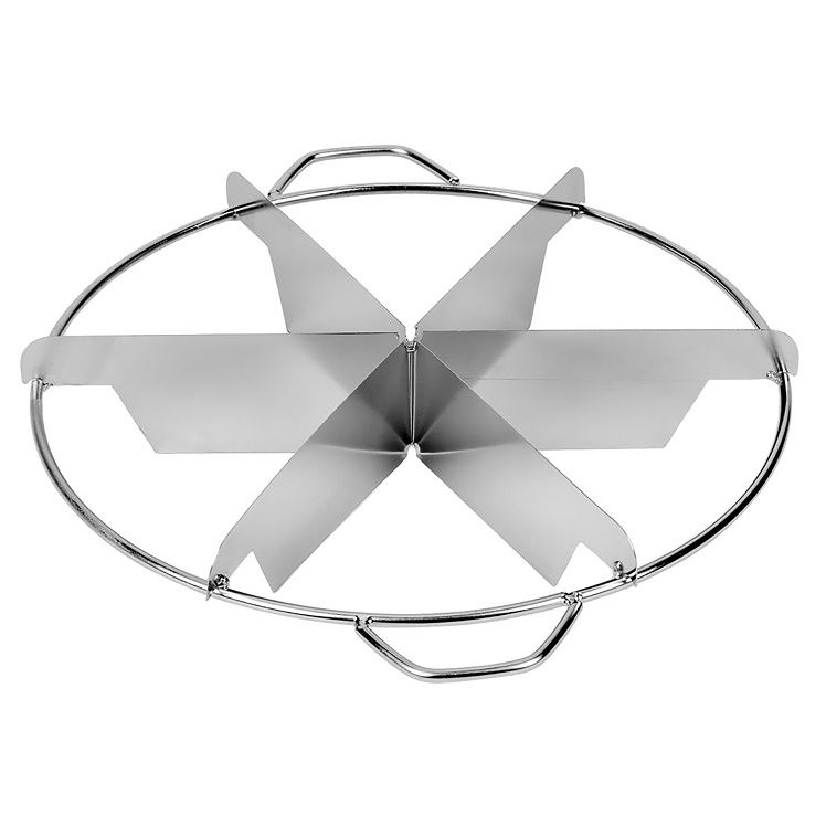 SUPERIOR / CES CUTTER, PIE 10X2 INCH STAINLESS STEEL 6 CUT