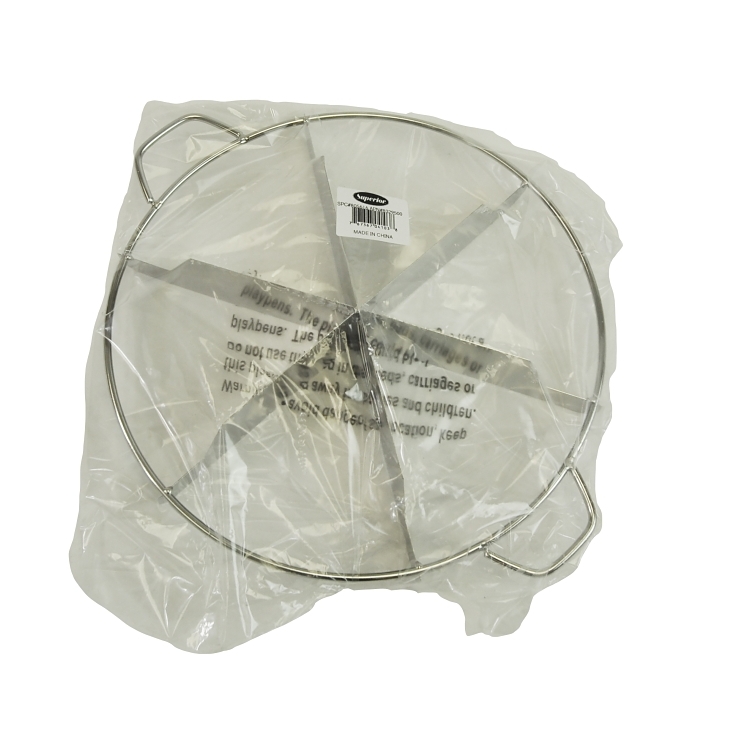 SUPERIOR / CES CUTTER, PIE 10X2 INCH STAINLESS STEEL 6 CUT