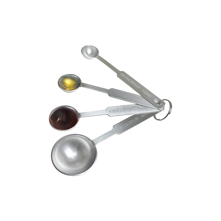 SUPERIOR / CES DELUXE STAINLESS STEEL MEASURING SPOON SET 4 PIECES