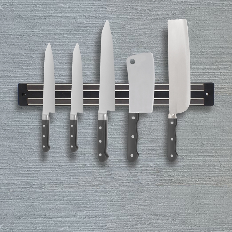 SUPERIOR/CES MAGNETIC BAR BLACK KNIFE HOLDER 18 INCH