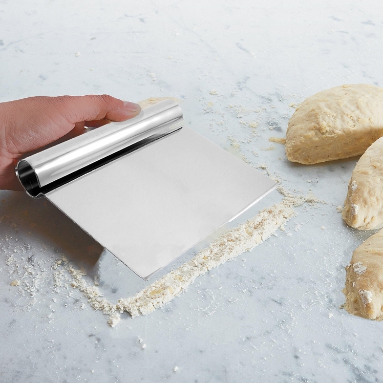 SUPERIOR/CES DOUGH SCRAPER 5.25X4.75 STAINLESS STEEL