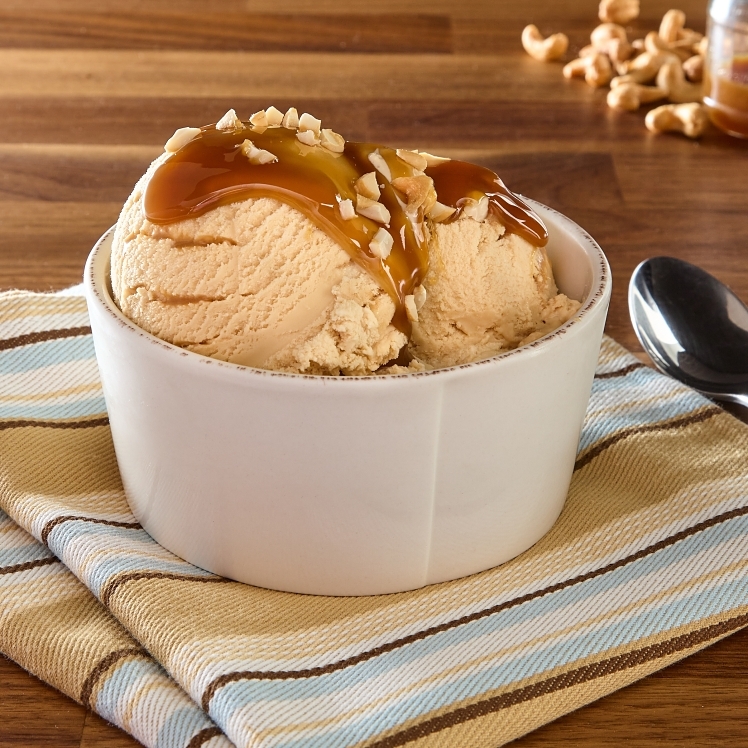 CHEF'S LINE ICE CREAM CARAMEL SALTED 15% BUTTERFAT