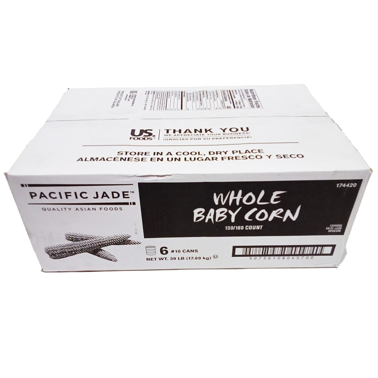 PACIFIC JADE WHOLE BABY CORN SHELF CANNED