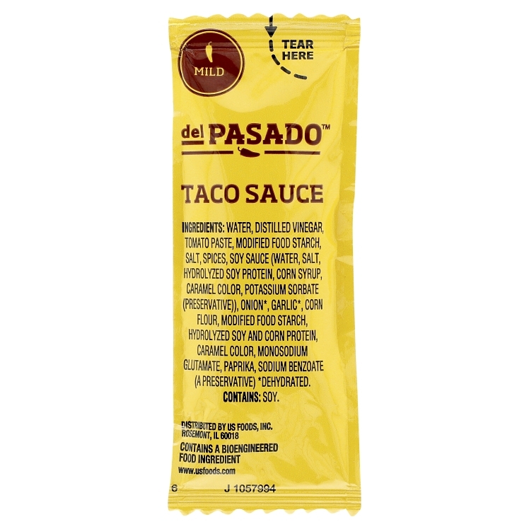 DEL PASADO MILD TACO SAUCE POUCH