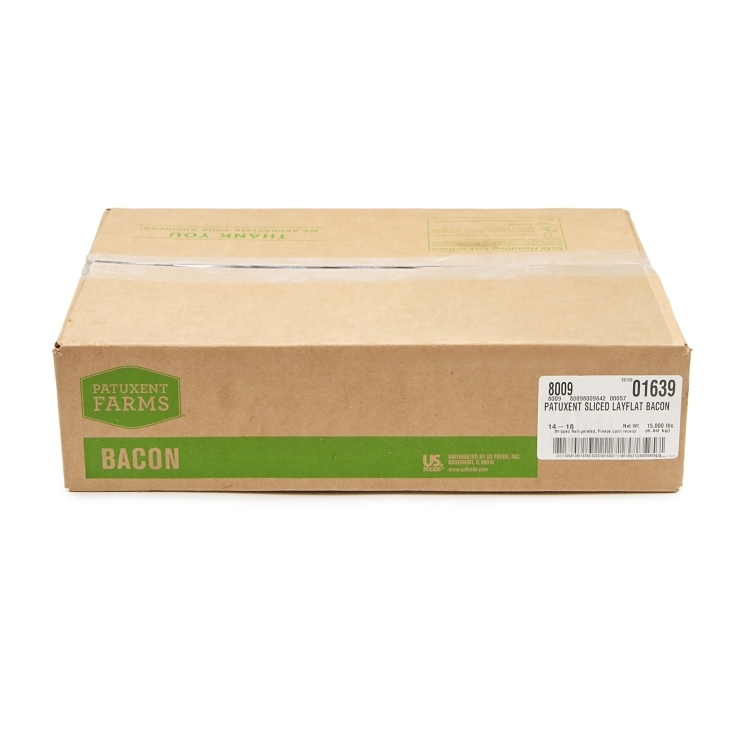 PATUXENT FARMS APPLEWOOD SMOKED CURED BACON 14-18 COUNT 2-DIAMOND