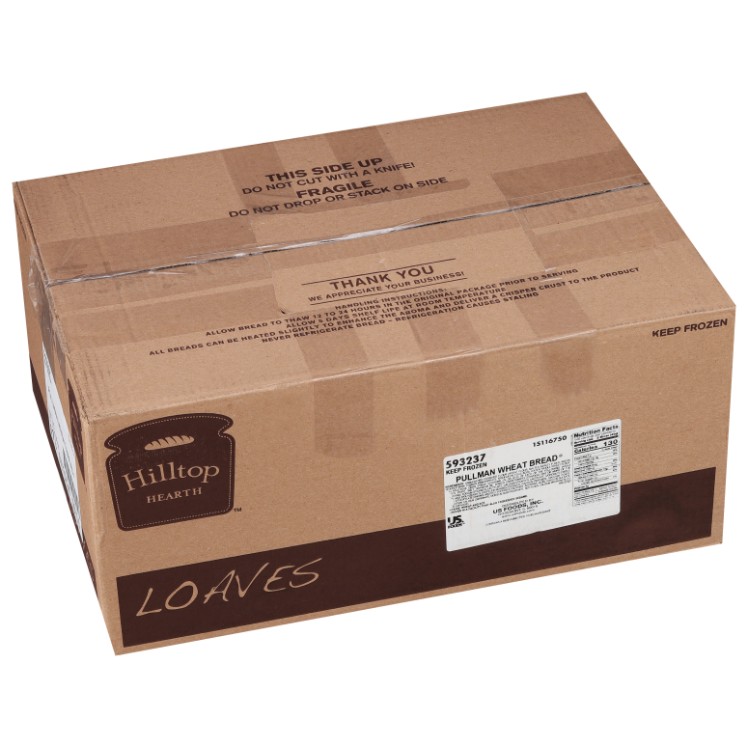 HILLTOP HEARTH SLICED WHEAT BREAD